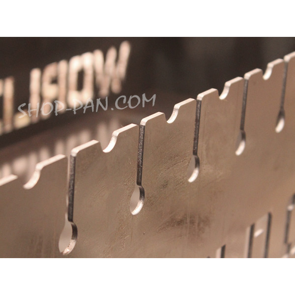 Мангал розбірний високий з індивідуальним гравіюванням- на подарунок