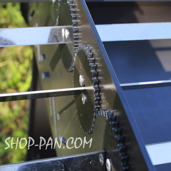 Мангал разборный высокий со встроенной шашлычницей и мотором на 8 шампуров - Best Boss