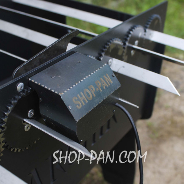 Мангал разборный высокий на 8 шампуров - Саня жарь тыж программист