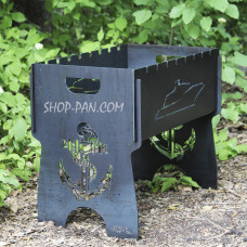 Мангал разборный на 8 шампуров с индивидуальной гравировкой - Одесса, Корабель