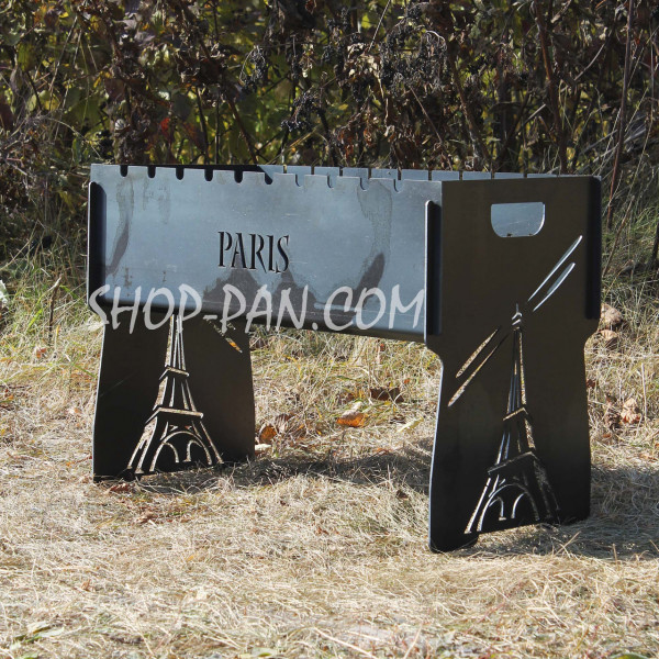 Мангал разборный с индивидуальной гравировкой.