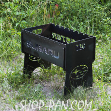 Мангал розбірний з індивідуальним гравіюванням - SUBARU - на подарунок
