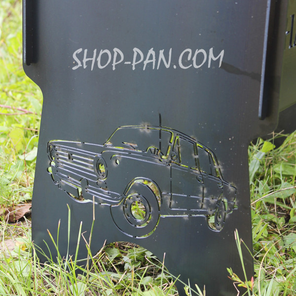 Мангал розбірний з індивідуальним гравіюванням - МАНГАЛ АНДРЕЯ - на подарунок