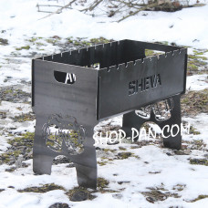 Мангал розбірний з індивідуальним гравіюванням- на подарунок