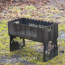 Мангал розбірний з індивідуальним гравіюванням- на подарунок