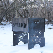 Мангал розбірний з індивідуальним гравіюванням- на подарунок