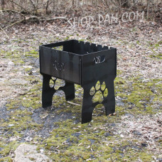 Мангал розбірний з індивідуальним гравіюванням- на подарунок