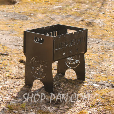 Мангал розбірний з індивідуальним гравіюванням- на подарунок