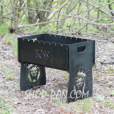 Мангал разборный с индивидуальной гравировкой- на подарок