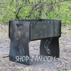 Мангал разборный с индивидуальной гравировкой- на подарок