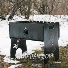 Мангал разборный с индивидуальной гравировкой- на подарок