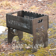 Мангал разборный с индивидуальной гравировкой- на подарок