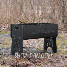 Мангал разборный с индивидуальной гравировкой- на подарок