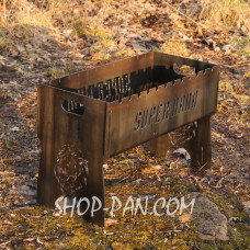 Мангал разборный с индивидуальной гравировкой- на подарок