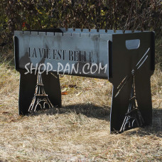 Мангал разборный с индивидуальной гравировкой