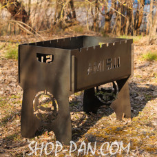 Мангал розбірний з індивідуальним гравіюванням - на подарунок