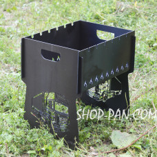 Мангал розбірний з індивідуальним гравіюванням - на подарунок