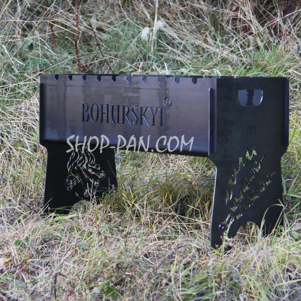 Мангал разборный с индивидуальной надписью