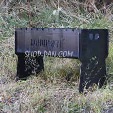 Мангал разборный с индивидуальной надписью