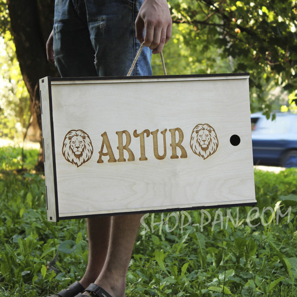 Мангал розбірний  СУПЕР ПАПА з індивідуальним надписом - подарунковий