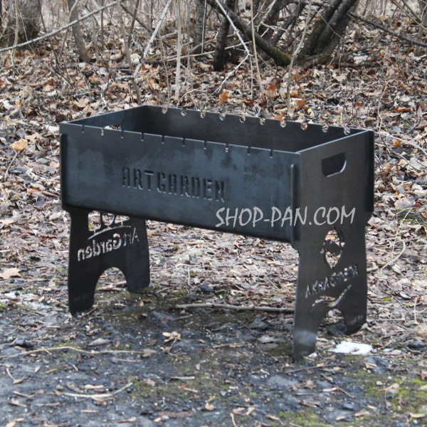 Мангал разборный с индивидуальной гравировкой - Art