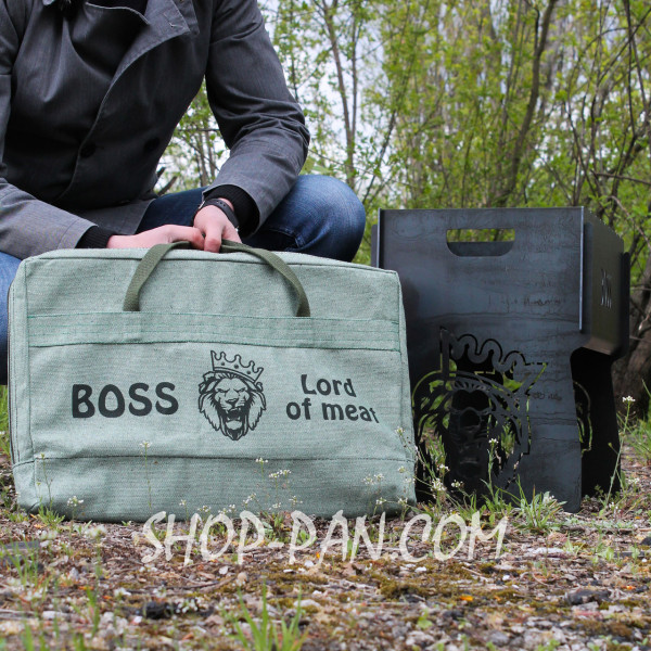 Мангал розбірний з індивідуальним гравіюванням - Толик рулит