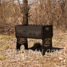 Мангал розбірний з індивідуальним гравіюванням - на подарунок