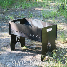 Мангал розбірний з індивідуальним гравіюванням - на подарунок