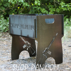 Мангал розбірний з індивідуальним гравіюванням - на подарунок