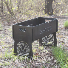 Мангал розбірний з індивідуальним гравіюванням- на подарунок