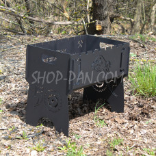 Мангал розбірний з індивідуальним гравіюванням- на подарунок