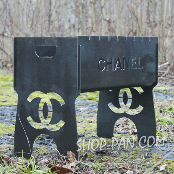 Мангал разборный с индивидуальной надписью – в подарок