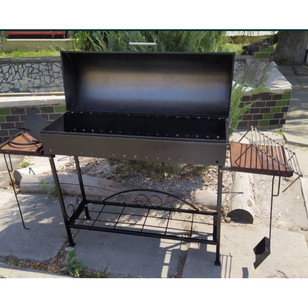 Мангал стаціонарний 3 мм на 16 шампурів + ПОДАРУНОК
