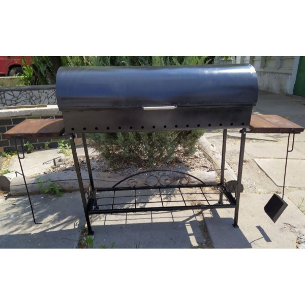 Мангал стационарный 3 мм на 16 шампуров + ПОДАРОК