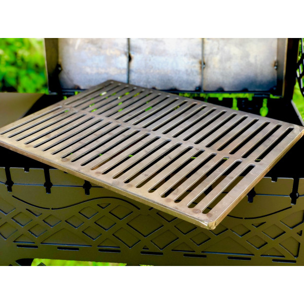 Мангал-барбекю с коптильней и печкой под казан