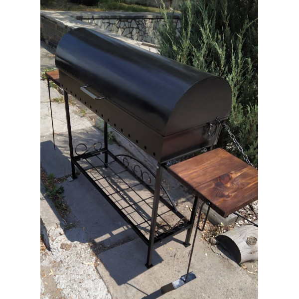 Мангал стационарный на 16 шампуров, 5 мм + ПОДАРОК