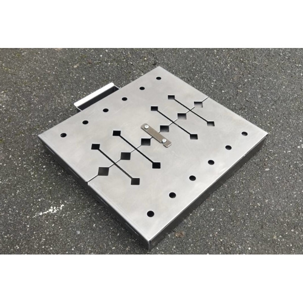 Мангал чемодан 2 мм в чехле на 6 шампуров