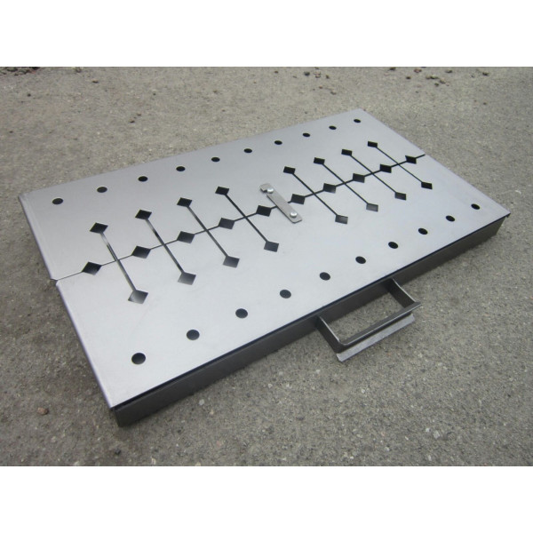 Мангал чемодан на 10 шампурів в чохлі