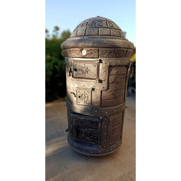 Многофункциональная печь под казан PEPELAZIO Grey