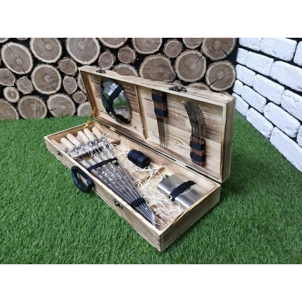 Набор подарочных шампуров (К-009)