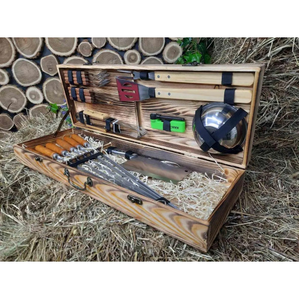 Набор подарочных шампуров (К-016)