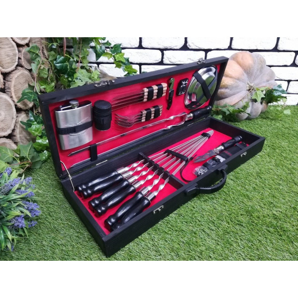 Набір шампурів подарунковий BLACK BOX (L-102)