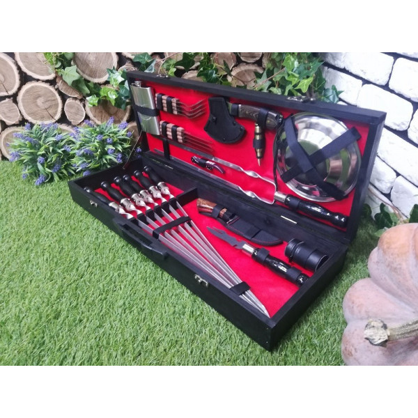 Набор подарочных шампуров BLACK BOX (L-105)