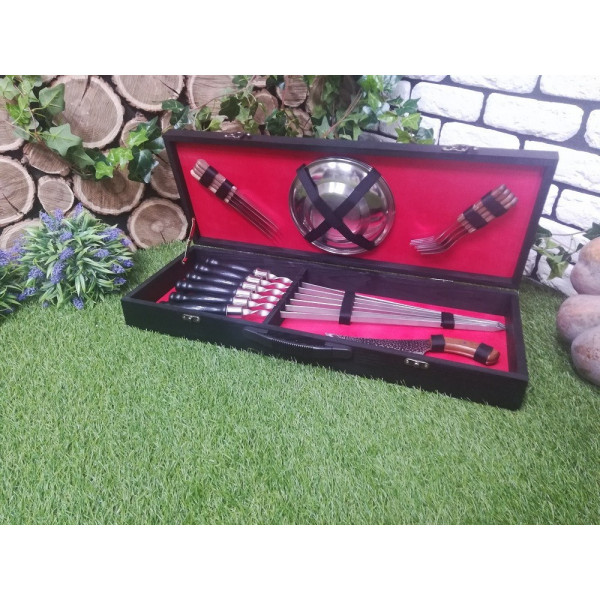 Набір шампурів подарунковий BLACK BOX (L-106)