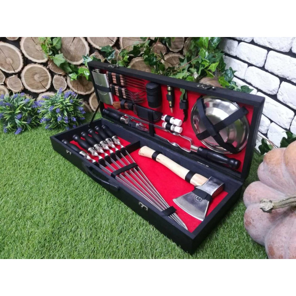 Набор подарочных шампуров BLACK BOX (L-107)