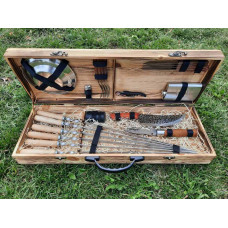 Набір шамупрів подарунковий в дерев'яному кейсі (K-007)