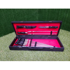 Набір шампурів BLACK BOX в дерев'яному кейсі (L-103)