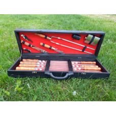 Набір шампурів BLACK BOX в дерев'яному кейсі (M-006)