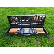 Набір шампурів BLACK BOX в дерев'яному кейсі (M-013)