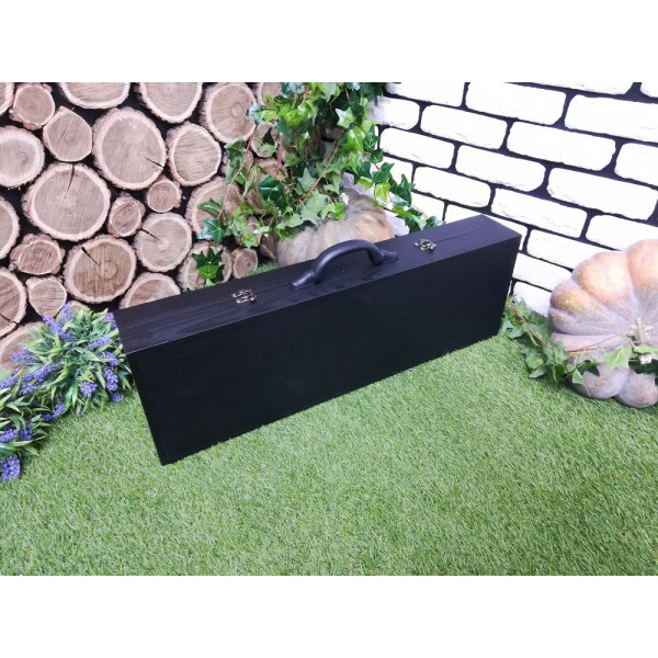 Набір шампурів BLACK BOX в дерев'яному кейсі (С-002)